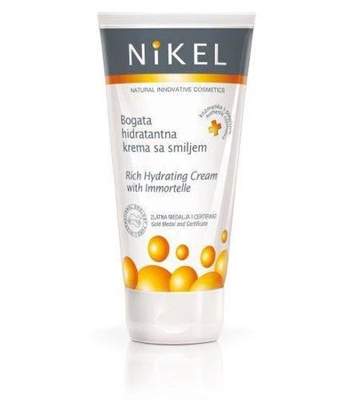 NIKEL, Bogaty krem nawilżający z wyciągiem z kwiatu Immortelle, 50ml