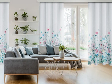 ZASŁONA GOTOWA LILIAN 140 X 250 CM BIAŁY