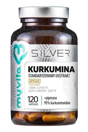 MyVita Silver − Kurkumina 100% − 120 kaps.