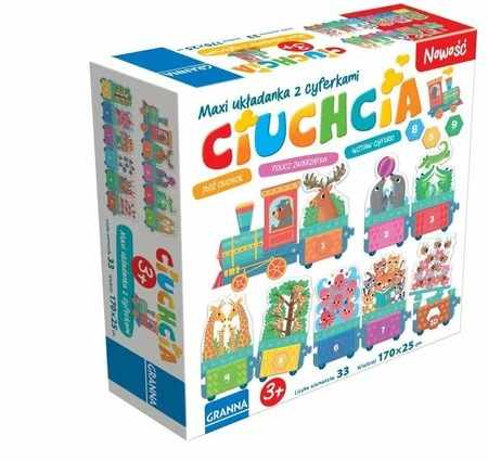 Ciuchcia gra maxi układanka 00443 GRANNA