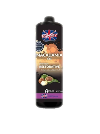 Macadamia Oil Professional Shampoo Restorative wzmacniający szampon do włosów suchych i osłabionych 1000ml
