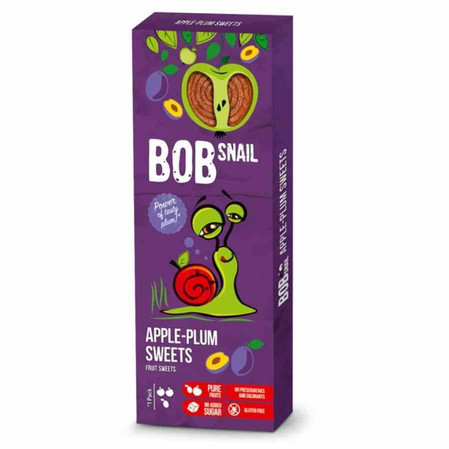 Bob Snail jabłko-śliwka, 30g