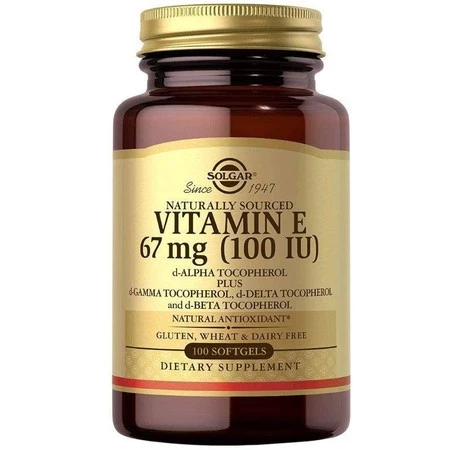 Solgar Vitamin E 67 mg (100 IU) - 100 kaps.