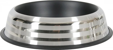 ZOLUX Miska antypoślizgowa Inox Merenda czarna 1,85 l