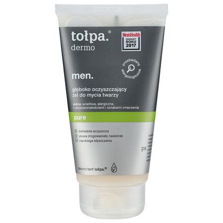 Tołpa dermo men. pure, żel do mycia twarzy 150 ml