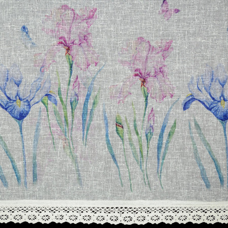 Firana gotowa Dolorez na Taśmie 150 x 60 cm, Biały