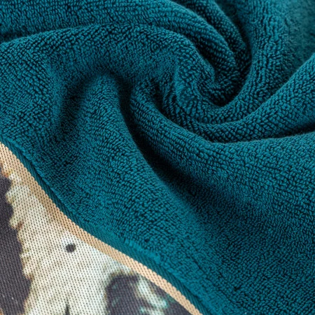 Ręcznik Eva 15 50 x 90 cm, Ciemnoturkusowy