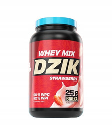 WK DZIK Odżywka Białkowa Mix WPC & WPI 704 g smak truskawka
