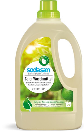 Sodasan Płyn do prania, uniwersalny kolor limonka BIO 5 l