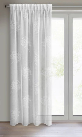 FIRANA GOTOWA JANE NA TAŚMIE 140 X 270 CM BIAŁY