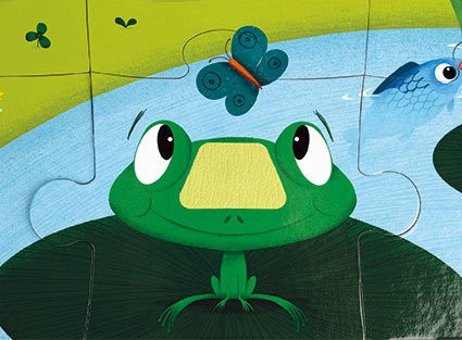Janod Puzzle sensoryczne 20 elementów Farma