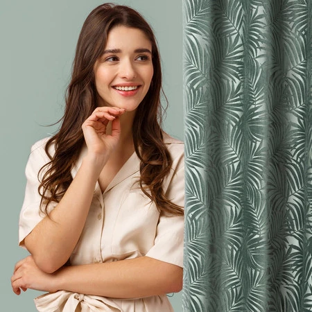 ZASŁONA GOTOWA LIVIA 140 X 250 CM OLIWKOWY