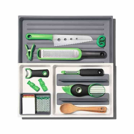 OXO-Organizer regulowany do szuflad L szaryGoodGri