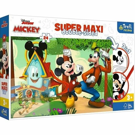 TREFL 41012 Puzzle 24 SUPER MAXI Wesoły Domek i przyjaciele