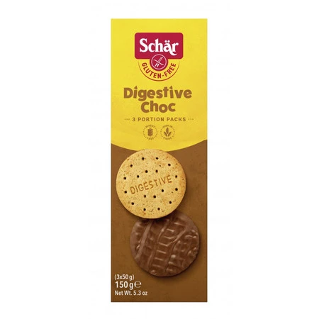 Digestive choc- ciastka w czekoladzie BEZGL. 150 g