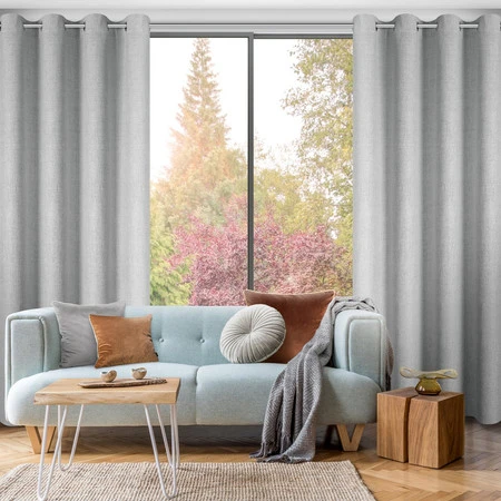 ZASŁONA GOTOWA LINDA 140 X 250 CM SREBRNY