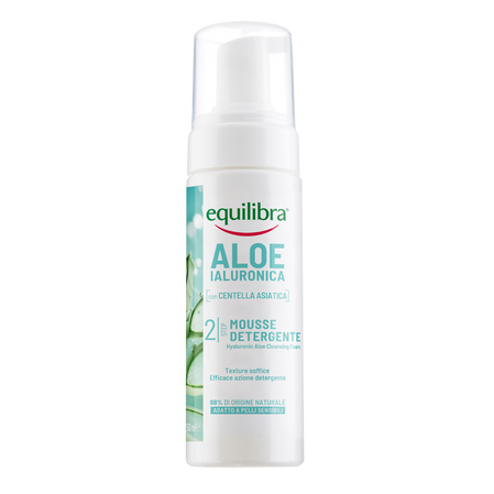 Equilibra Pianka Oczyszczajaca Aloes i kwasem hialuronowym 150ml