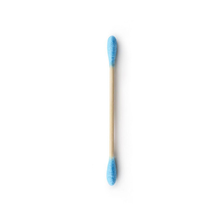 Humble brush, Ekologiczne patyczki do uszu bambus i naturalna bawełna, BLUE, niebieskie, 100szt