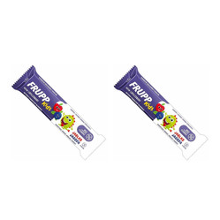 Zestaw: 2x Celiko − Baton Frupp KIDS jabłko-jagoda − 9 g