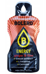 Bolero Energy Imbir i Limonka 14g napój ze stewią w proszku bez cukru