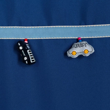 ZASŁONA GOTOWA CAR 2 140 X 250 CM CIEMNONIEBIESKI