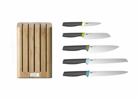 JJ - Zestaw blok Bamboo z 5 nożami Elevate™, multi