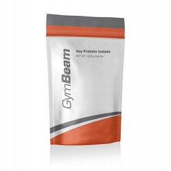 GymBeam Izolat białka sojowego wanilia 1000g