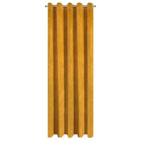 ZASŁONA GOTOWA VILLA 140 X 250 CM MUSZTARDOWY