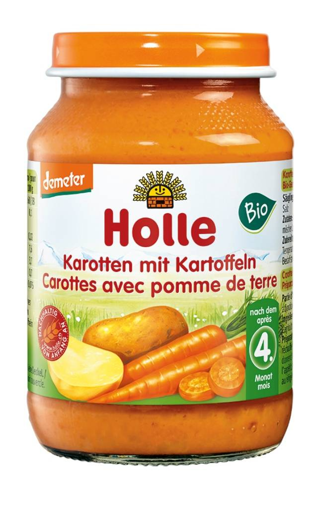 Victualia – HOLLE, danie BIO marchewka ziemniak – 190 g KRÓTKA DATA 04.2024