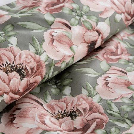 Komplet Pościeli Satynowej Spring 53 160 x 200 cm, Różowy