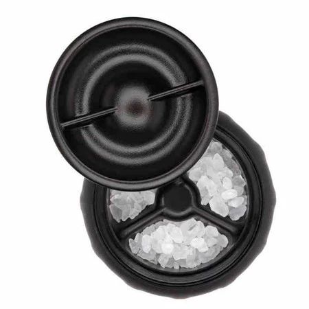 OXO-Młynek do soli stalowy, czarny, Good Grips