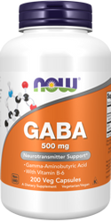GABA 500 mg z witaminą B6 (200 kaps.)