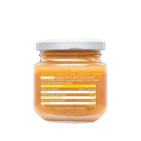 Smileat, BIO Deser wieloowocowy z mango 6m+, 130g