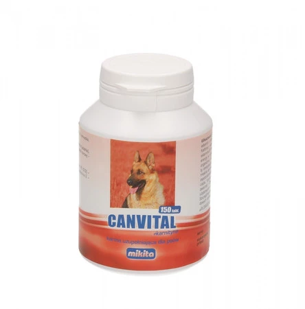 MIKITA CANVITAL + KARNITYNA Witaminy dla psa 150tabl.