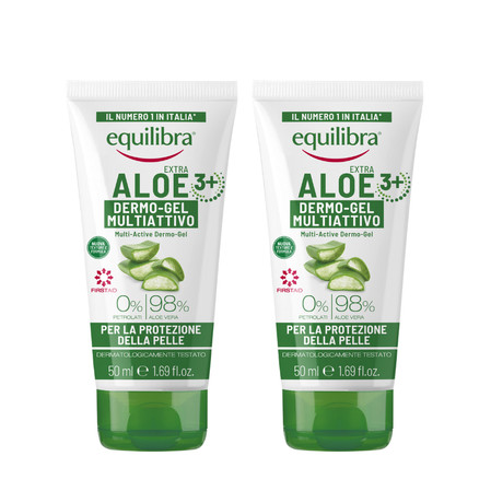 Zestaw: 2x Equilibra Multiaktywny dermo-żel aloesowy 3+ 50ml