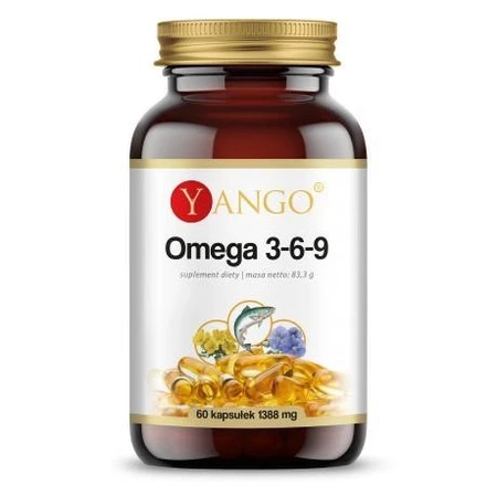 Yango Omega 3-6-9 1388 mg 60 K Kwasy Tłuszczowe