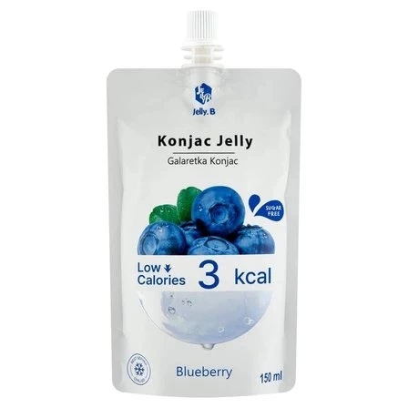 Jelly B Galaretka konjac 150 ml smak jagoda roślinno-owocowa