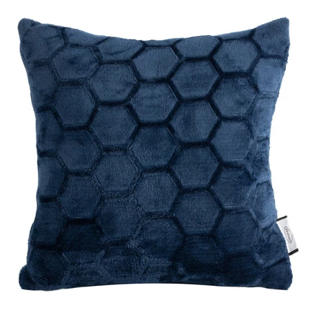 Poszewka 40 x 40 cm granatowy