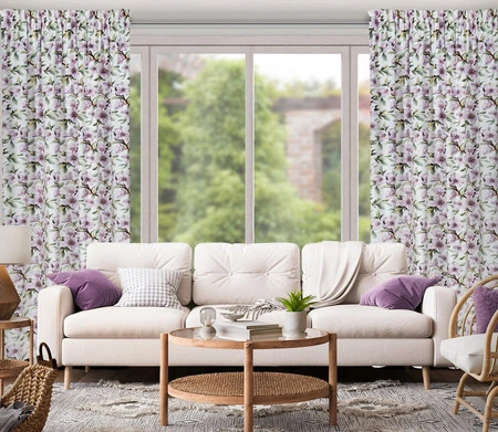 ZASŁONA GOTOWA ARLETA NA TAŚMIE 140 X 270 CM BIAŁY