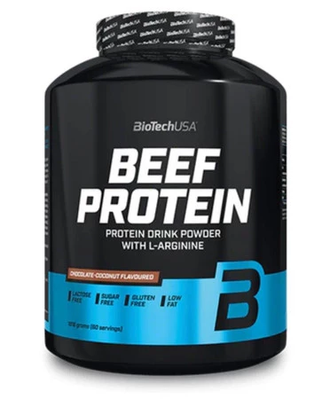 BioTech USA Beef Protein odżywka białkowe 1816 g smak czekoladowo - kokosowa