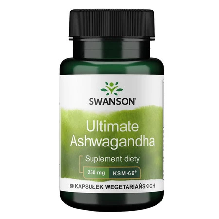 Swanson Ashwagandha Ksm-66 250 Mg 60 K