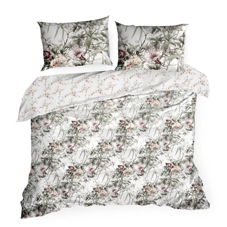 Komplet pościeli satynowej Nika 53, 220 x 200 cm, Biały