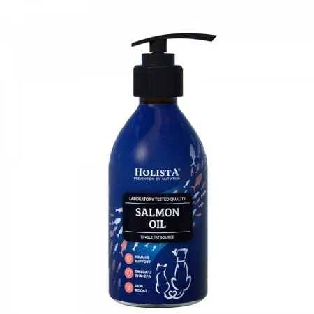 Holista Olej Z Łososia Atlantyckiego Salmon Oil Dla Psa Kota Omega 3 - 250ml