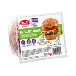 Bułki Hamburgerowe bezglutenowe z siemieniem lnianym 140 g