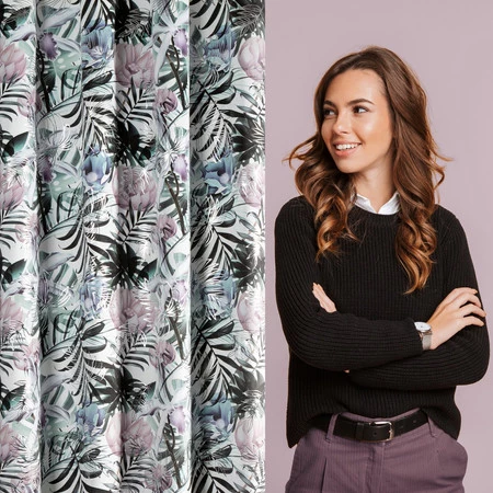 ZASŁONA GOTOWA MALIBU 140 X 250 CM BIAŁY