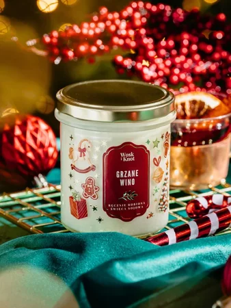 Woskiknot świeca sojowa Grzane Wino 300ml