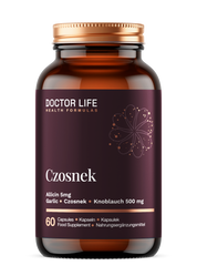 Doctor Life Czosnek Allicin 5 mg 500 mg 60 kaps.