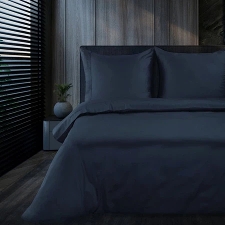 POŚCIEL ELEGANT1F 220 X 200 CM CIEMNOGRANATOWY