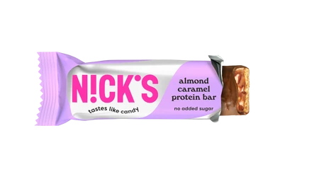 Zestaw 6x N!CK'S Nicks Almond Caramel Protein Bar Baton proteinowy Migdał Karmel 50g