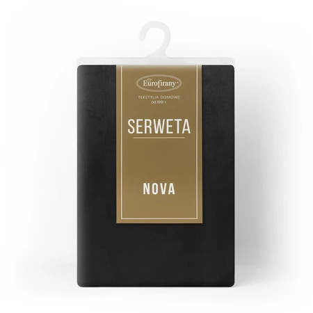 OBRUS MELINDA 85 X 85 CM CZARNY